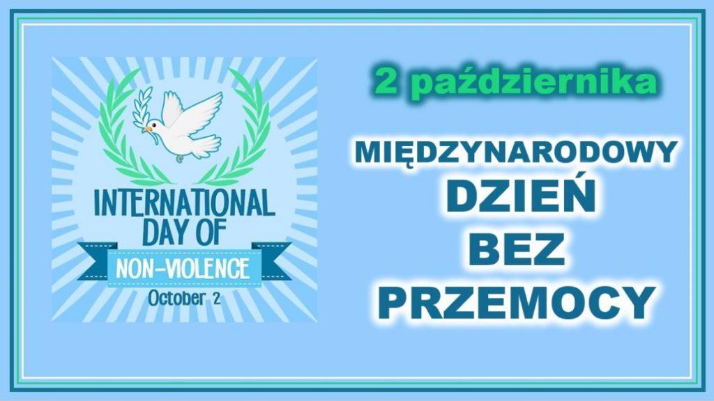 Plakat Dzień Bez Przemocy