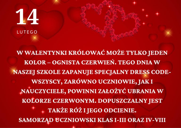 Walentynkowy plakat