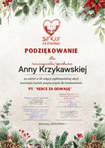 Podziękowanie